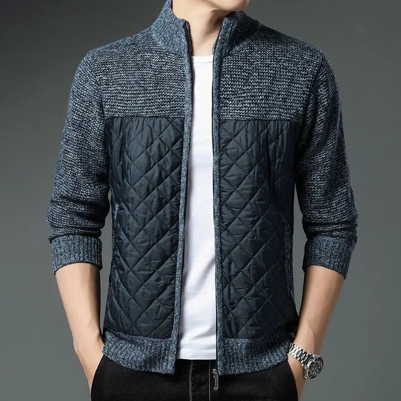Chaqueta de punto con acolchado para hombre - Foster