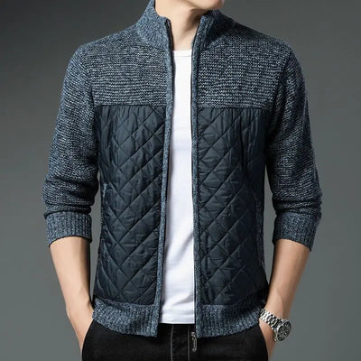 Chaqueta de punto con acolchado para hombre - Foster