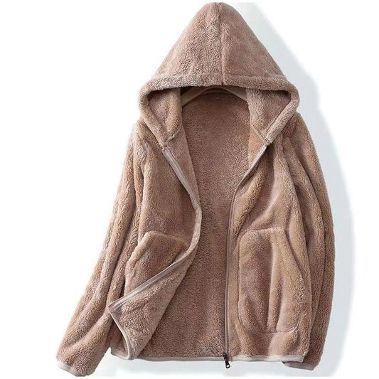 Sudadera con capucha oversize de felpa - Norah