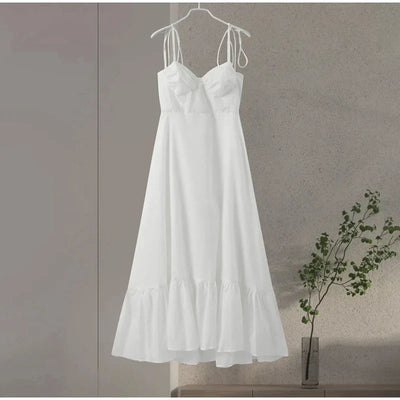 Jessika - Vestido blanco informal