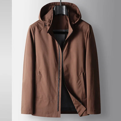 Chaqueta impermeable con capucha para hombre - Nadir