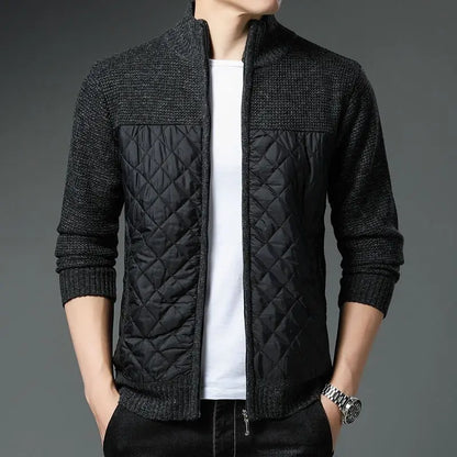 Chaqueta de punto con acolchado para hombre - Foster