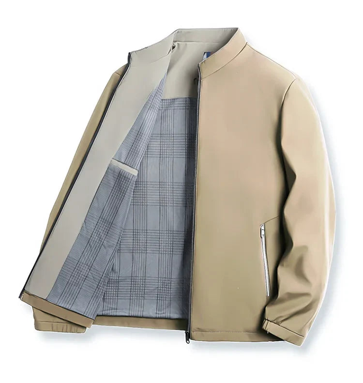 Chaqueta minimalista con cuello alto - Oliver