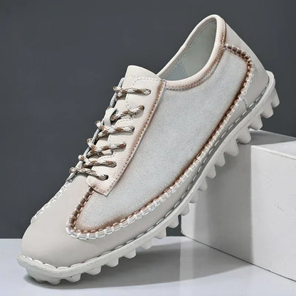 Zapatos de piel con parches - Robert