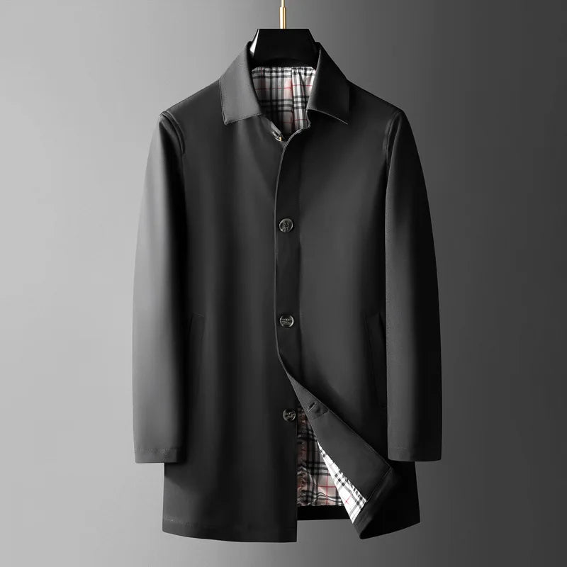 Abrigo elegante para hombre con forro clasico - Darion