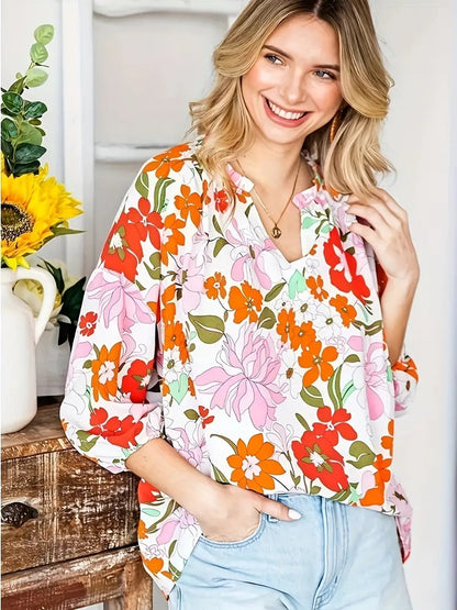 Evyla - Blusa con flores