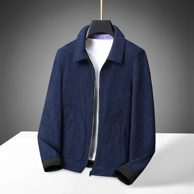 Chaqueta de pana con cremallera para hombre - Emeric