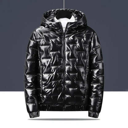 Chaqueta acolchada con capucha para hombre - Luuk