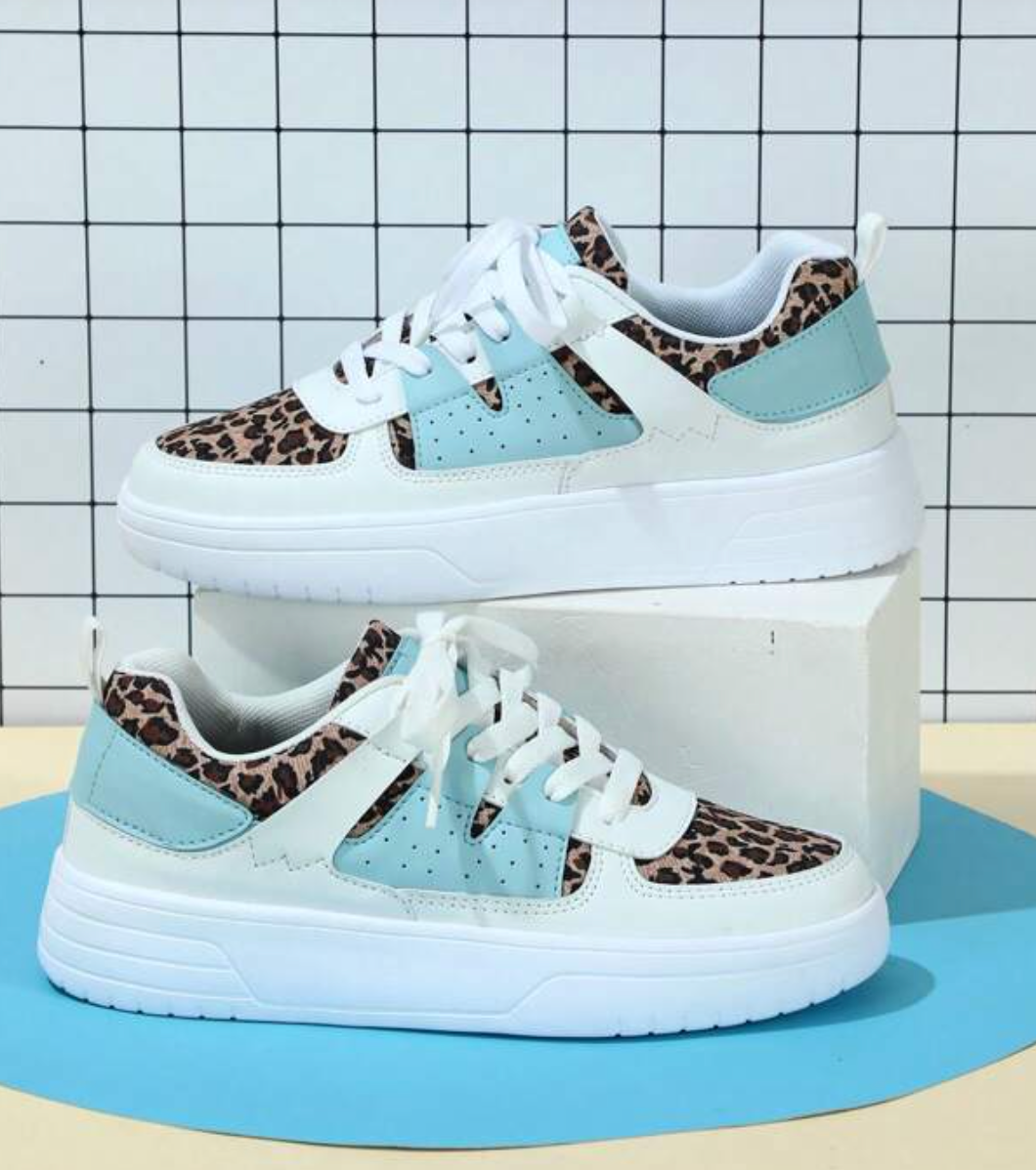 Sophie - Zapatillas blandas de moda para mujer con estampado de leopardo y estampados emocionantes