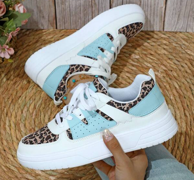 Sophie - Zapatillas blandas de moda para mujer con estampado de leopardo y estampados emocionantes