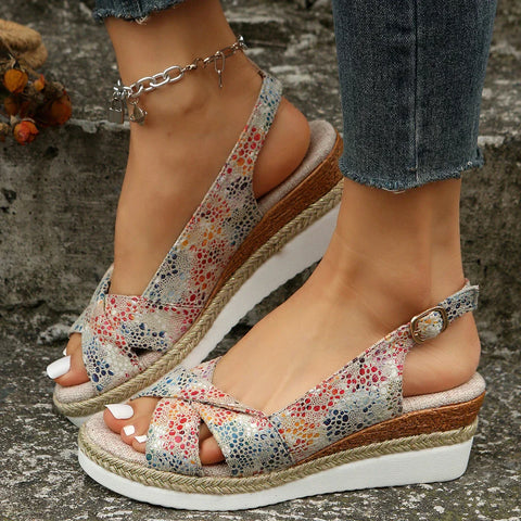 ANNE - Sandalias ortopédicas de cuña en varios colores