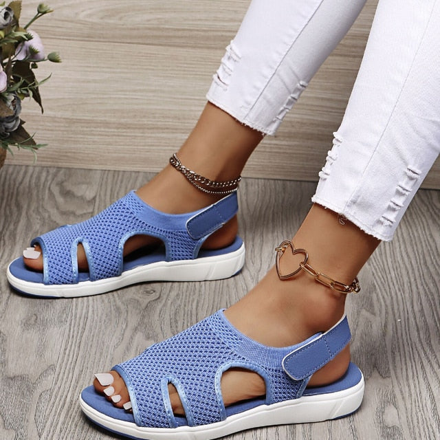 Sandalias ergonómicas para mujer con material transpirable