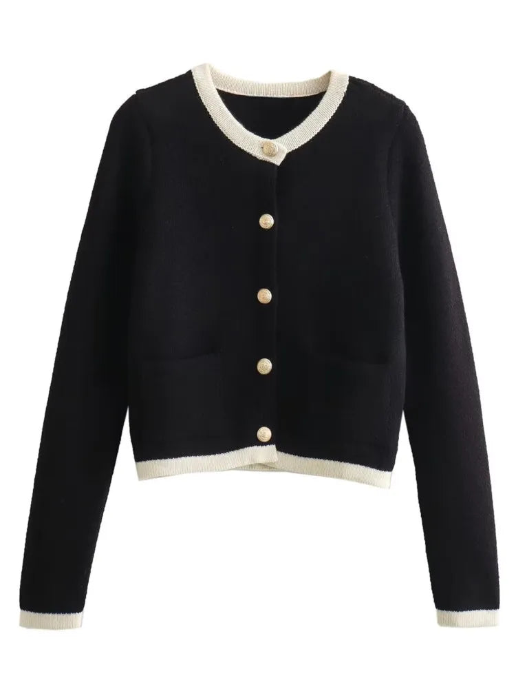 Ingrid - Jersey entallado de cuello redondo