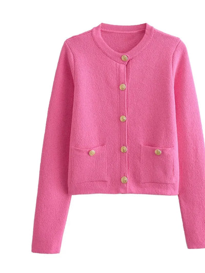 Ingrid - Jersey entallado de cuello redondo