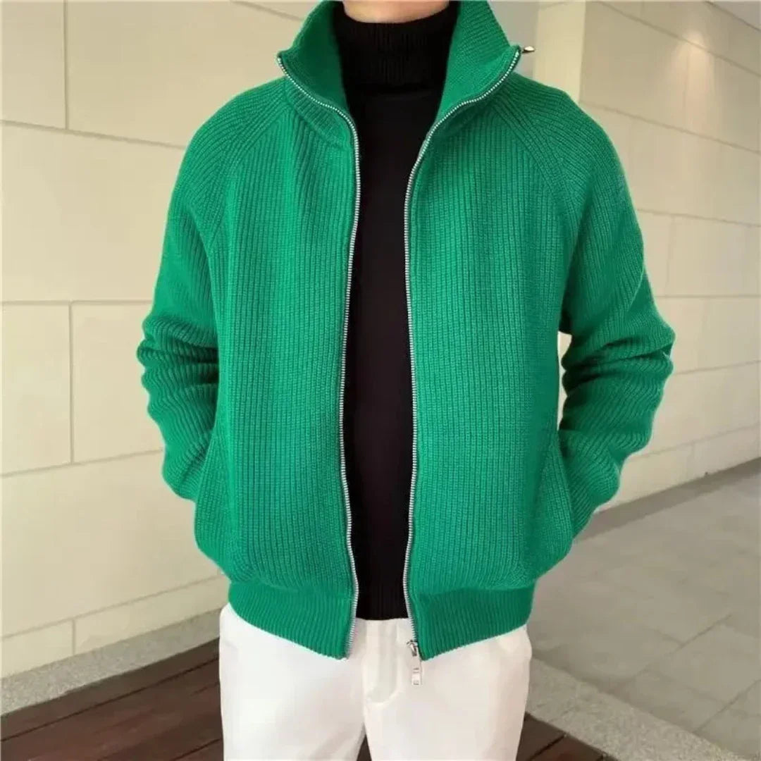 Cálido cárdigan de invierno para hombre