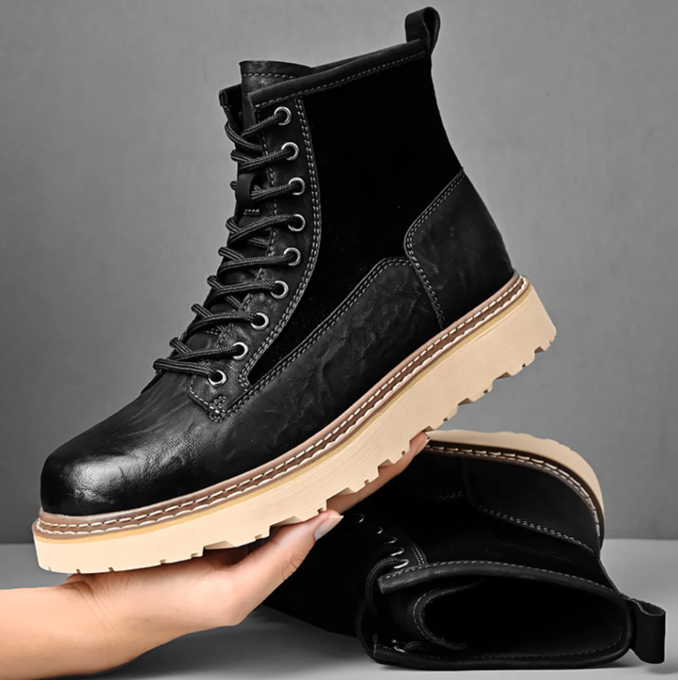 Botas de piel para hombre de gran calidad y estilo