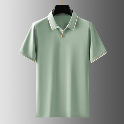 Polo de seda de alta calidad para hombre