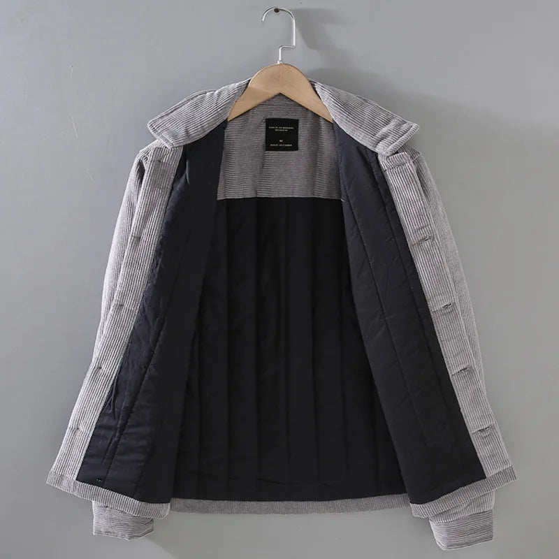 Chaqueta Vintage Acolchada de Pana