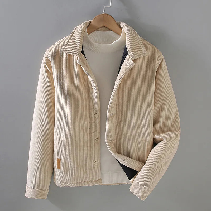 Chaqueta Vintage Acolchada de Pana
