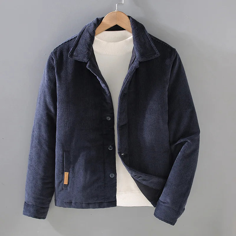 Chaqueta Vintage Acolchada de Pana