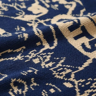 Delia - Jersey de punto con dibujo de gato