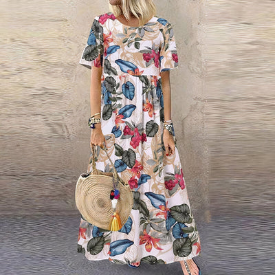 Lotte - maxivestido floral vibrante para un look elegante
