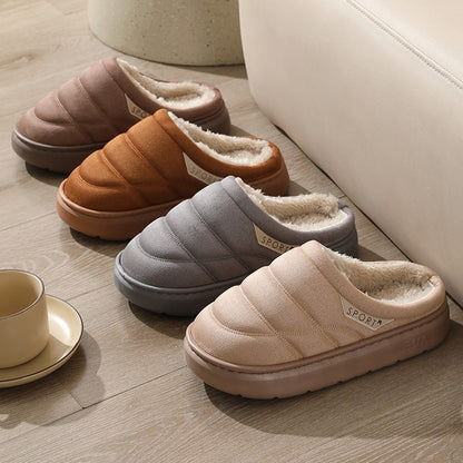 Unisex zapatillas de invierno de felpa antideslizante caliente - Nadir