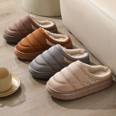 Unisex zapatillas de invierno de felpa antideslizante caliente - Nadir