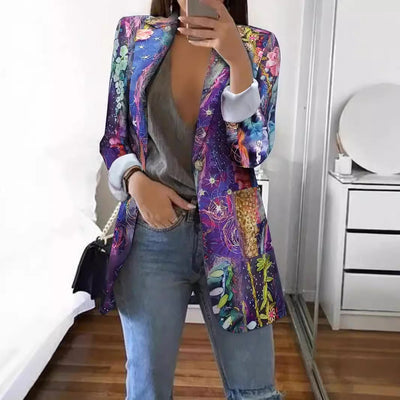 Monita - Colorido traje de ocio de estilo americano