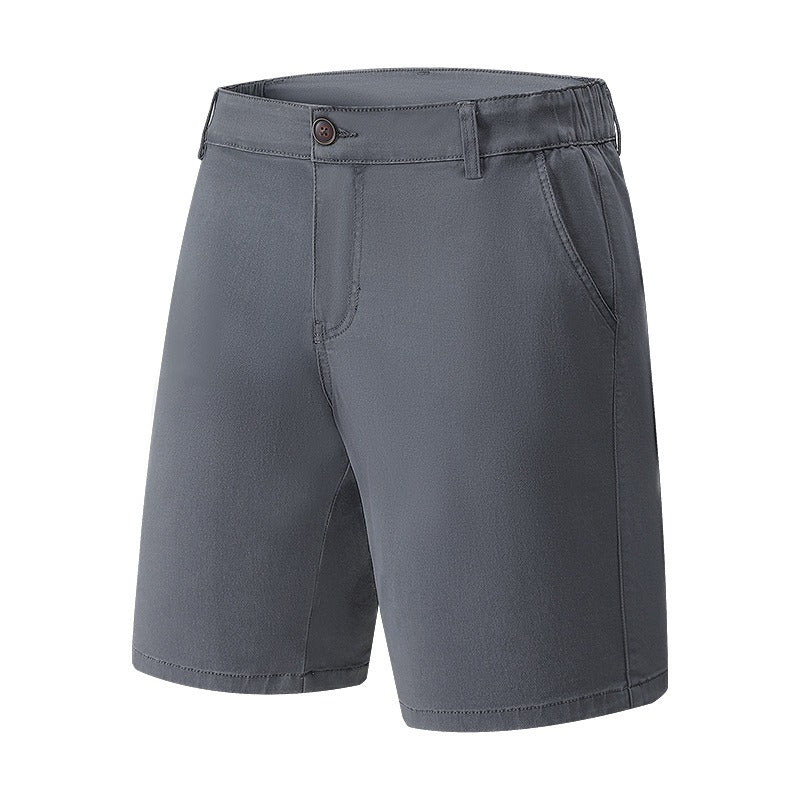 Pantalón corto para hombre tejido elástico estilo casual recto - Andrés