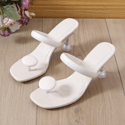 Sandalias de tacón para mujer diseño minimalista estilo elegante - Julieta