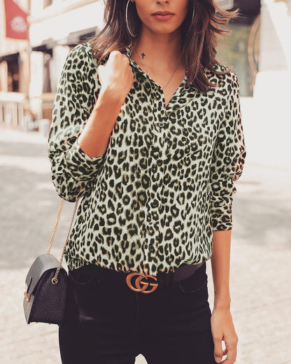 LEONA- Blusa de leopardo