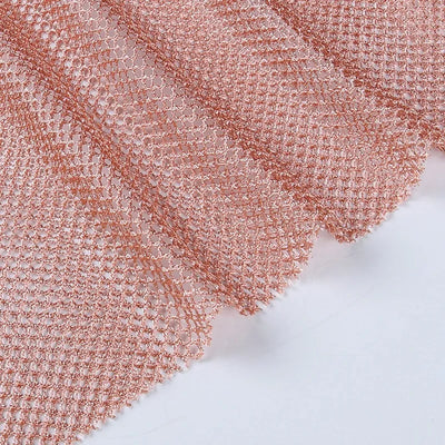 Charlize - Mini vestido de noche de malla lisa