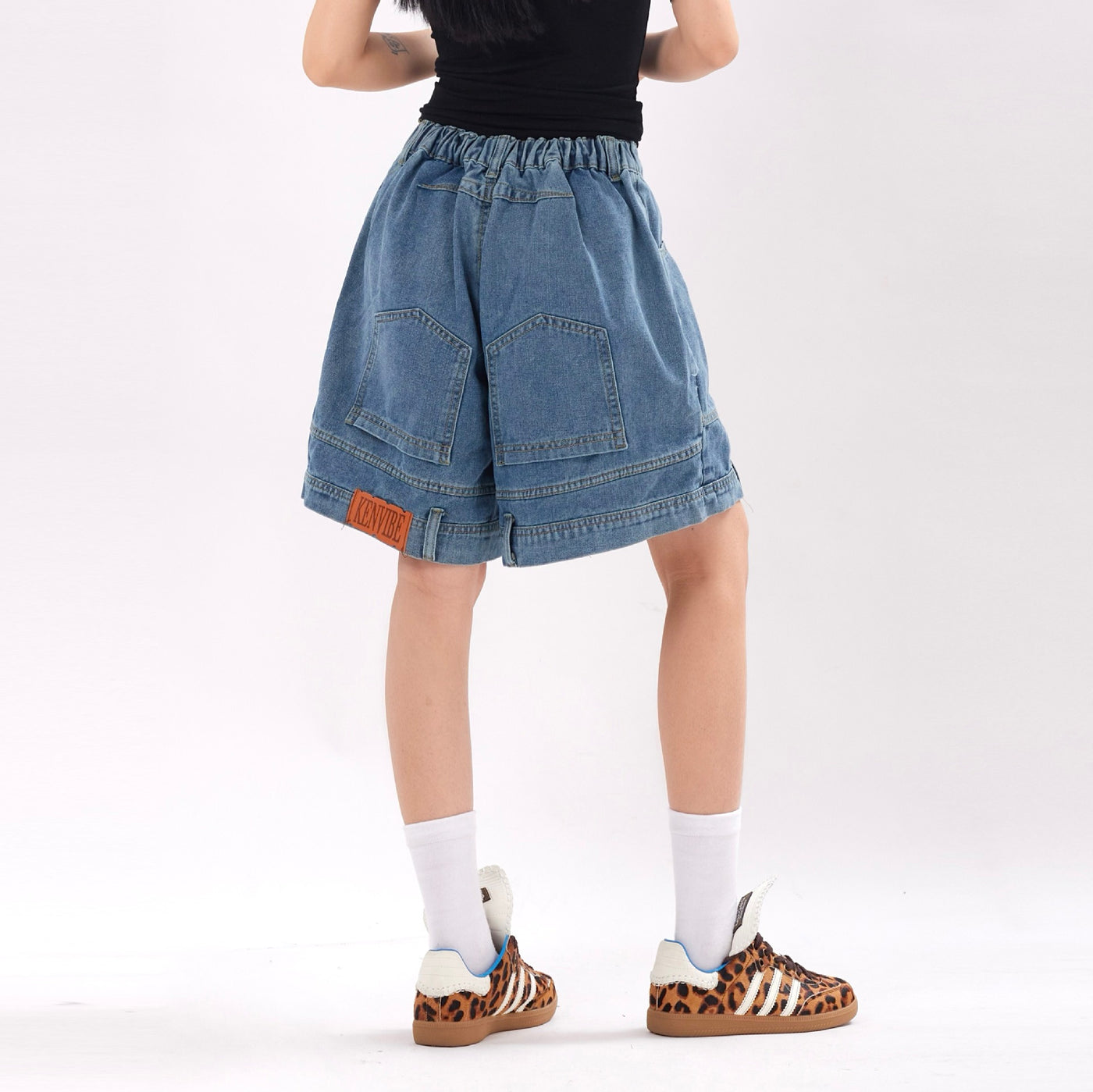 Shorts denim para mujer con diseño oversize estilo urbano - Renata