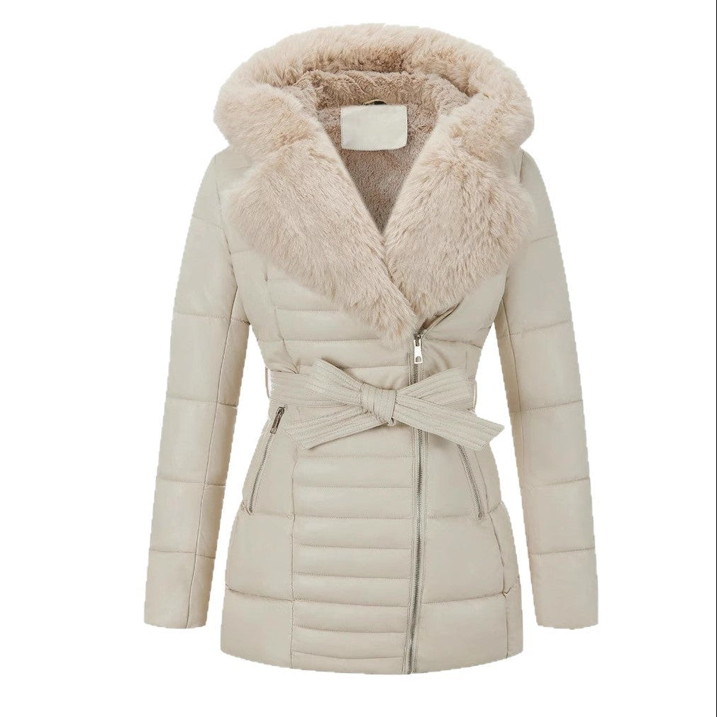 Chaqueta acolchada para mujer efecto envolvente - Eliande