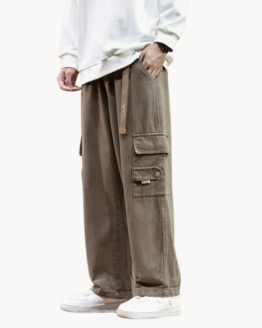 Tilo - Pantalones cargo transpirables de verano para hombre