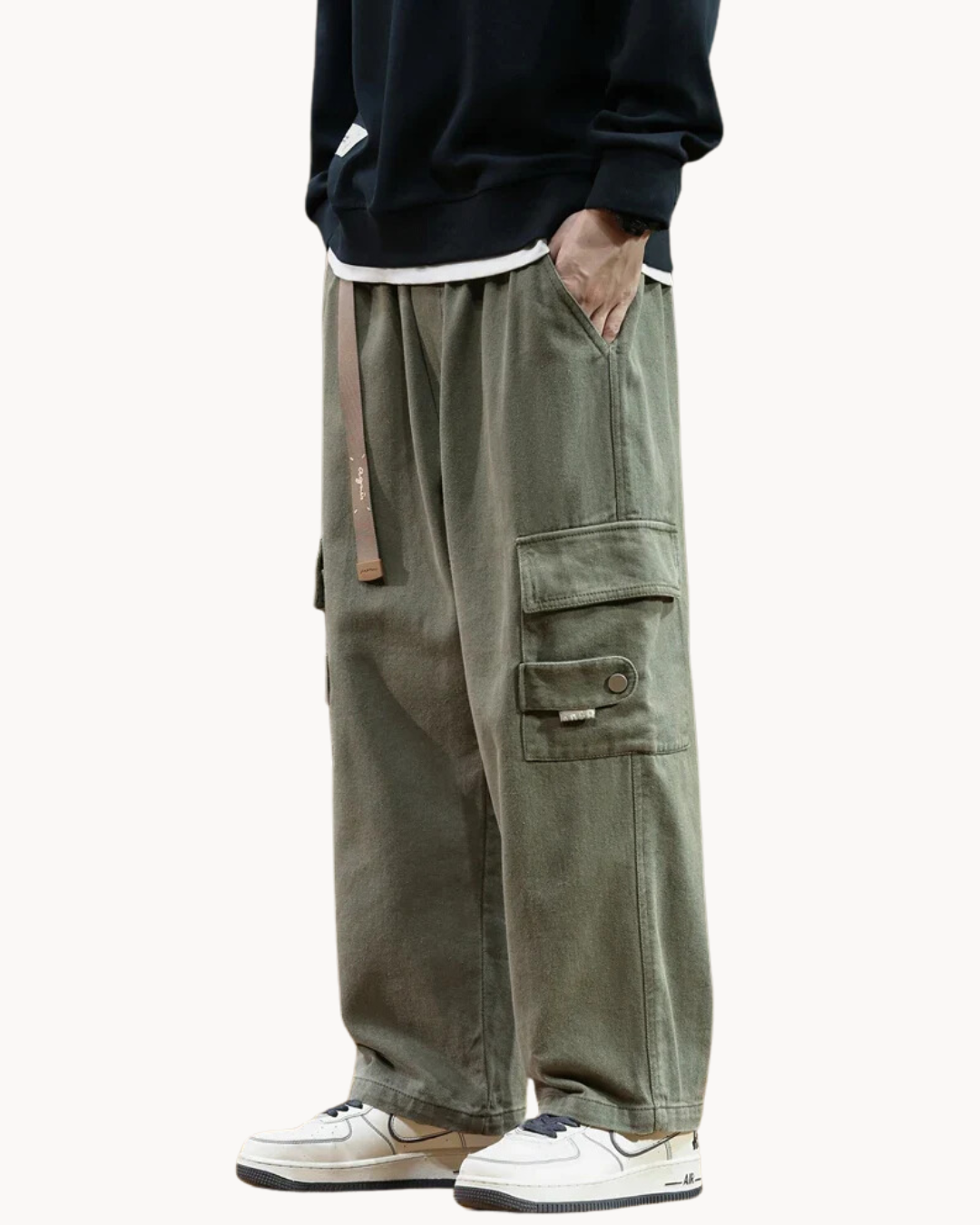 Tilo - Pantalones cargo transpirables de verano para hombre