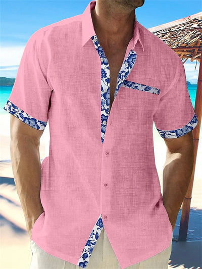 Elias - Camisa ligera de lino para hombre transpirable y elegante para el verano