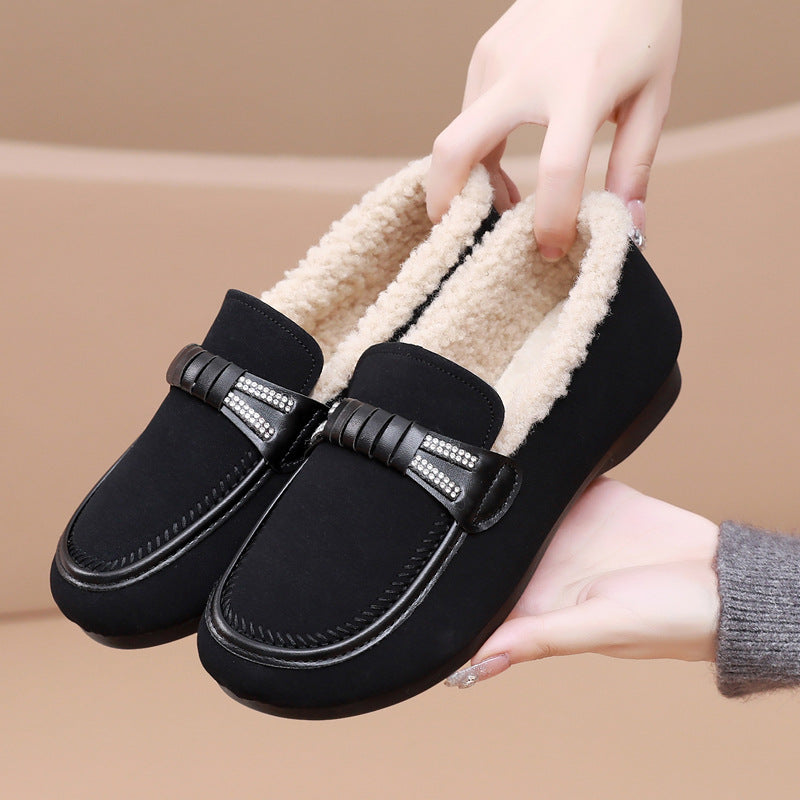 Mocasines de mujer con forro calido para otoño - Mirie