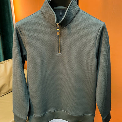 Nero - Jersey de hombre de cuello alto y manga larga