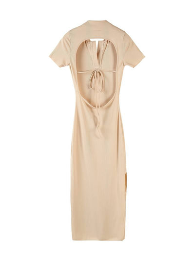 Ablet - Vestido ajustado con escote halter