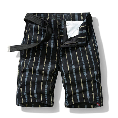 Pantalón corto para hombre estampado moderno estilo casual - Bruno