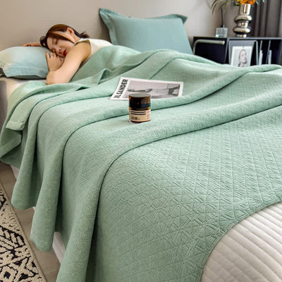 Colcha de muselina de algodón