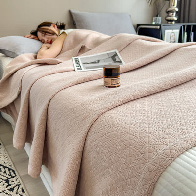 Colcha de muselina de algodón