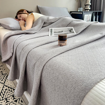 Colcha de muselina de algodón