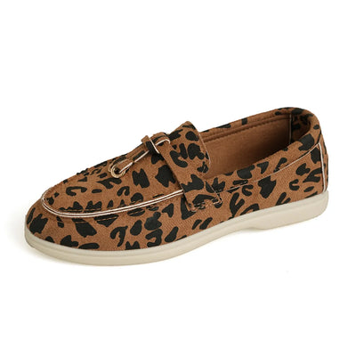 Mocasines con estampado de leopardo - Aurora