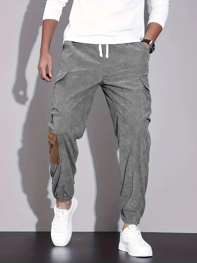 Ricardo - Cómodos pantalones de verano de pana para hombre