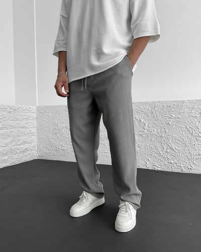 Simone - Cómodos pantalones de verano de canalé