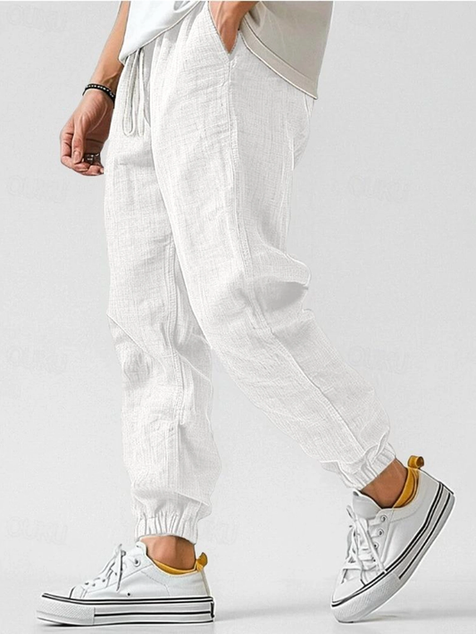 Dario - Cómodo pantalón de verano de lino
