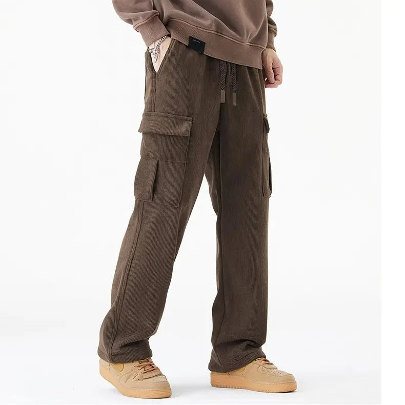 Pantalon de pana para hombre con forro polar - Auren